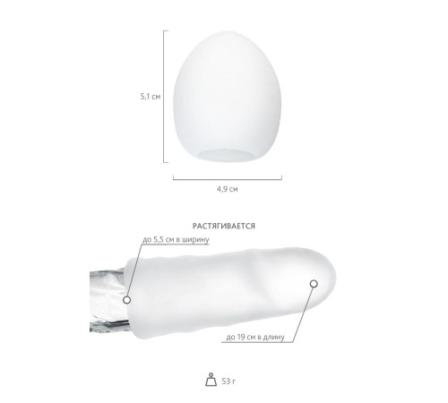 Мастурбатор-яйцо THUNDER