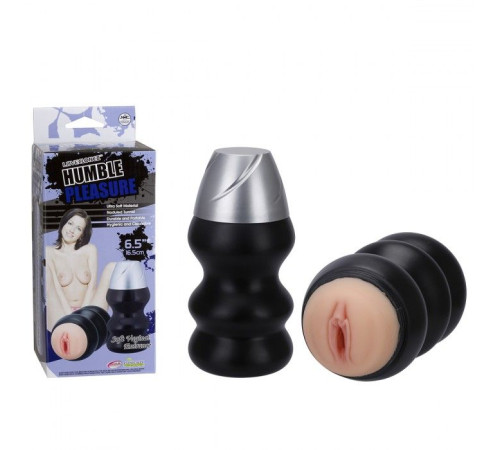 Мастурбатор-вагина в пластиковой колбе HUMBLE