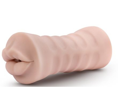 Телесный мастурбатор-ротик Angie