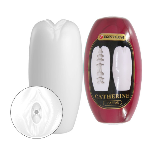 Белый мастурбатор-вагина Catherine Белый мастурбатор-вагина Catherine