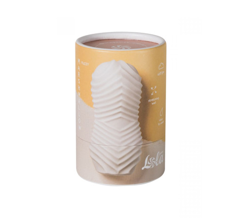 Белый мастурбатор Fuzzy