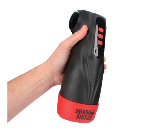 Интерактивный мастурбатор Raven с вакуумом, вибрацией и подсветкой