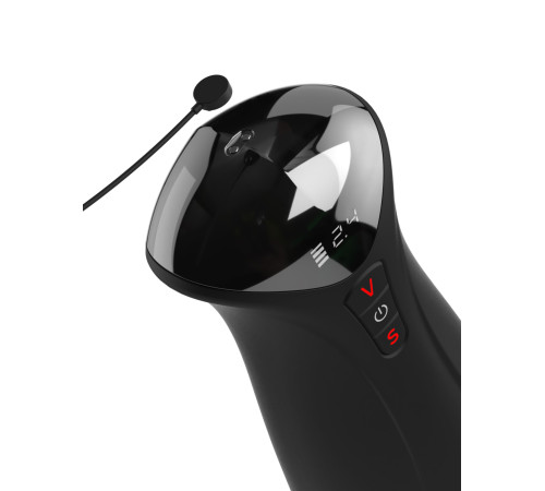 Мастурбатор в колбе с вибрацией Fuck-O-Matic Pro XL
