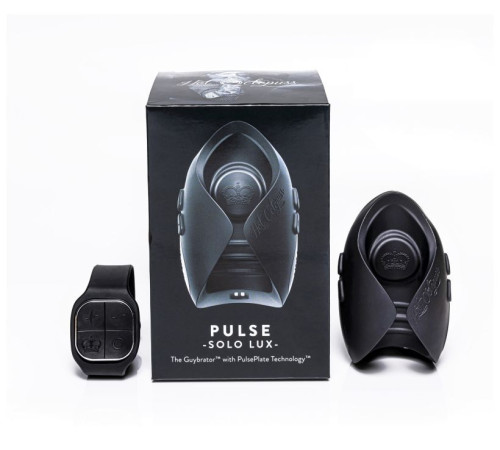 Темно-серый инновационный мужской осциллятор PULSE SOLO LUX с пультом ДУ Темно-серый инновационный мужской осциллятор PULSE SOLO LUX с пультом ДУ