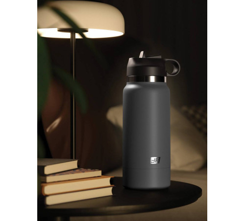 Серый мастурбатор в виде бутылки F*ck Flask