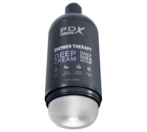 Мастурбатор в бутылке Shower Therapy Deep Cream Мастурбатор в бутылке Shower Therapy Deep Cream