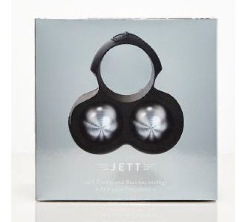 Черный инновационный мужской вибростимулятор JETT Черный инновационный мужской вибростимулятор JETT