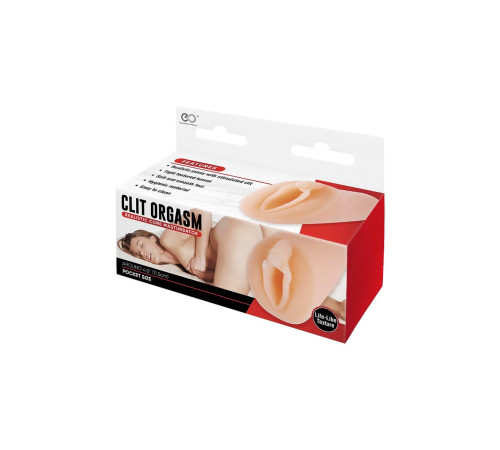 Телесный мастурбатор-вагина Clit Orgasm Realistic Core Masturbator