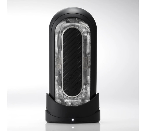 Черный мастурбатор Tenga Flip Zero Gravity с вибрацией