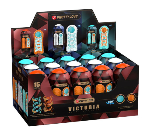 Набор из 15 мастурбаторов Victoria