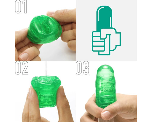 Заказать Зеленый мастурбатор-стимулятор Tenga Uni Emerald Заказать Зеленый мастурбатор-стимулятор Tenga Uni Emerald