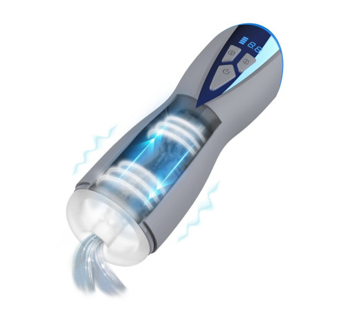 Интерактивный мастурбатор Eloa с вакуумом и вибрацией