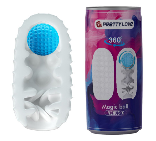 Мастурбатор с шариком внутри Magic ball