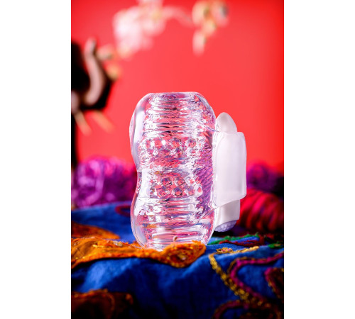 Прозрачный мастурбатор Lingam Khani