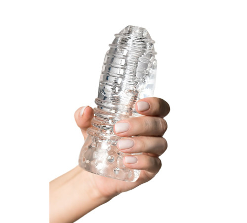 Прозрачный мастурбатор  Lingam Savitri