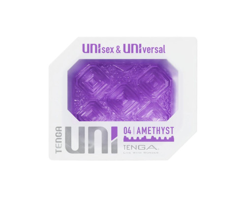 Заказать Фиолетовый мастурбатор-стимулятор Tenga Uni Amethyst
