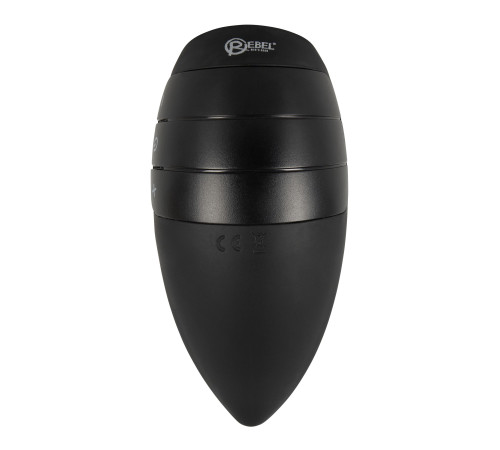 Черный мастурбатор с гибкими крылышками