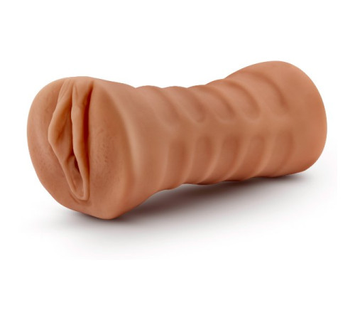 Мастурбатор-вагина цвета карамели Julieta с вибрацией