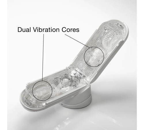 Белый мастурбатор Tenga Flip Zero Gravity с вибрацией