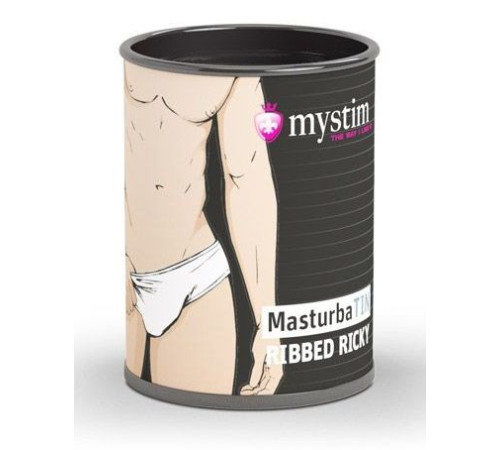 Компактный мастурбатор MasturbaTIN Ribbed Ricky