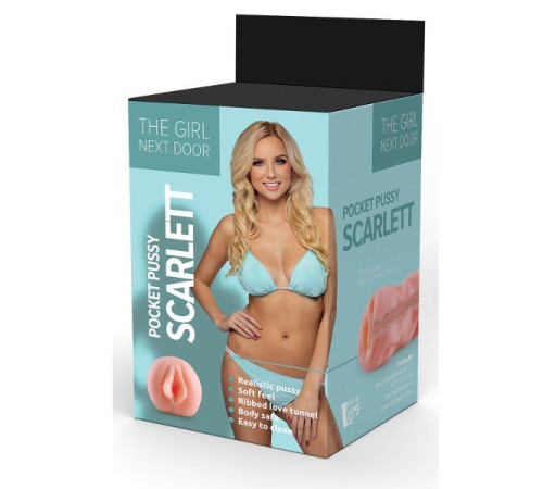 Телесный мастурбатор-вагина Scarlett Телесный мастурбатор-вагина Scarlett