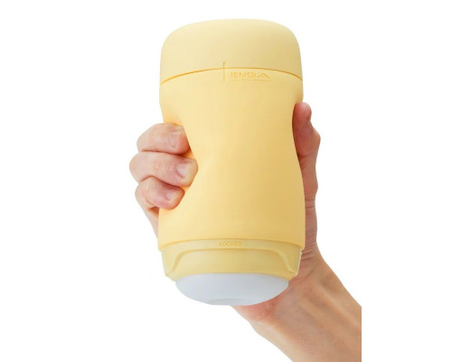 Заказать Желтый мастурбатор Tenga Puffy