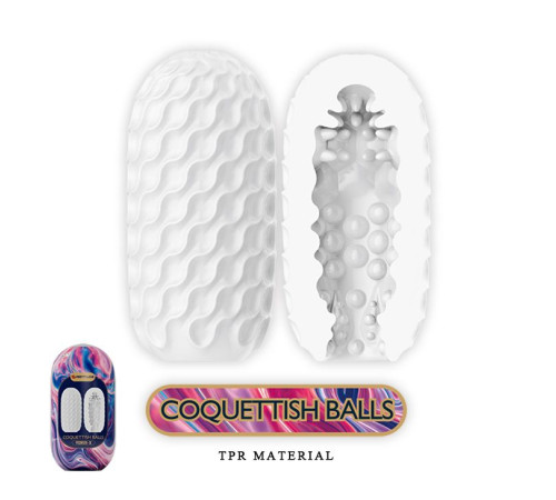 Мастурбатор в форме яйца Coquettish Balls