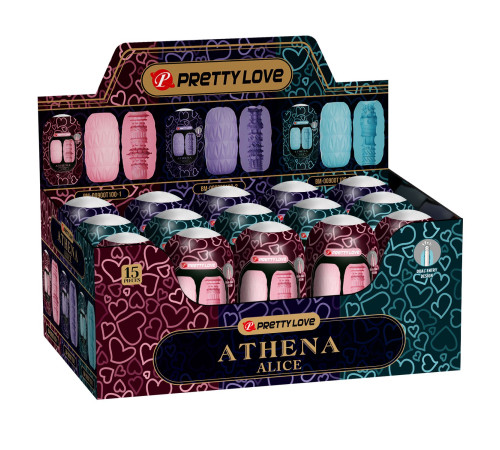 Набор из 15 мастурбаторов Athena Alice