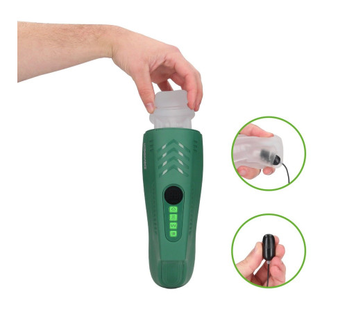 Интерактивный мастурбатор Ayla с вакуумом, вибрацией и голосом