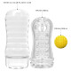 Заказать Прозрачный текстурированный мастурбатор Vacuum Cup Masturbator Stellar