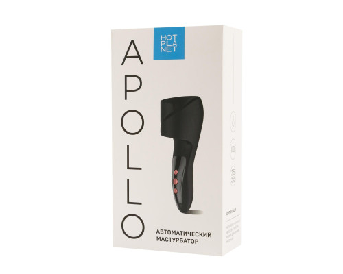 Заказать Черный вибромастурбатор с пульсацией Apollo Заказать Черный вибромастурбатор с пульсацией Apollo