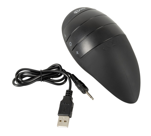 Черный мастурбатор с гибкими крылышками