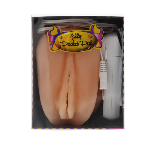 Мастурбатор-вагина с вибрацией ELLY POCKET PAL VAGINA MULTISPEED