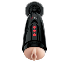 Мастурбатор-вагина с вибрацией Dirty Talk Starter Stroker