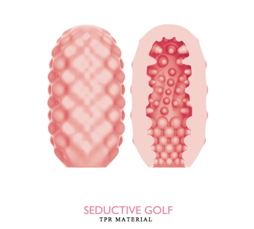 Розовый мастурбатор-яйцо Seductive Golf
