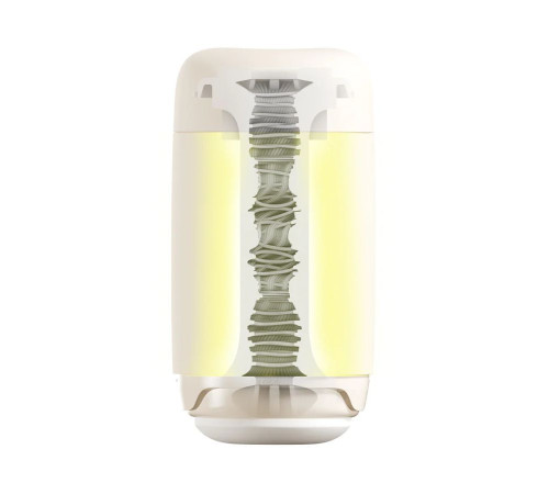 Бежевый мастурбатор Tenga Puffy