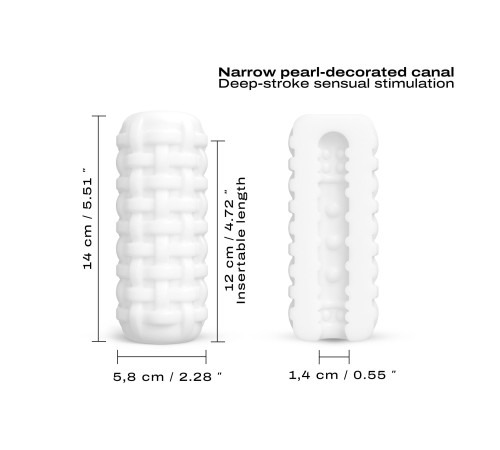 Белый мастурбатор Dorcel Cup Tight