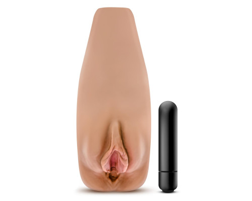 Заказать Мастурбатор-вагина с вибрацией Soft   Wet Renata Realistic Tan Masturbator
