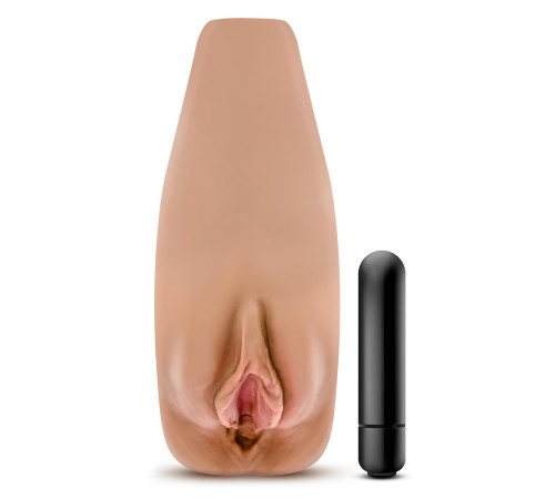 Мастурбатор-вагина с вибрацией Soft   Wet Renata Realistic Tan Masturbator