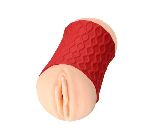 Двухсторонний мастурбатор JOS  NADIN в красном цилиндре