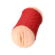 Двухсторонний мастурбатор JOS  NADIN в красном цилиндре