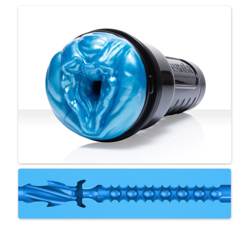 Мастурбатор-вагина Fleshlight Freaks Alien Blue Metallic