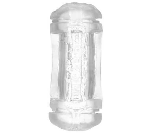 Прозрачный двусторонний мастурбатор Sophia - вагина и анус