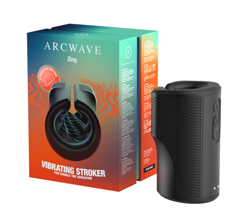 Черный вибромастурбатор ARCwave Zing