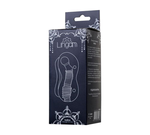 Прозрачный мастурбатор Lingam Indira