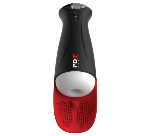 Мастурбатор в колбе с вибрацией Fuck-O-Matic Pro XL