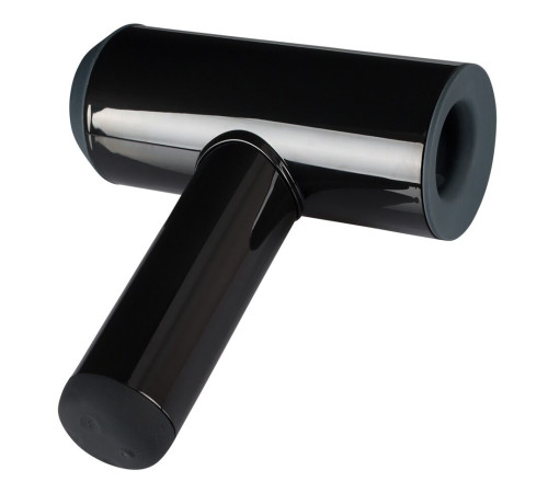 Черный мастурбатор с удобной ручкой Masturbator with 2 Functions