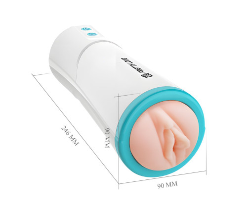 Мастурбатор-вагина Aby с возвратно-поступательными движениями