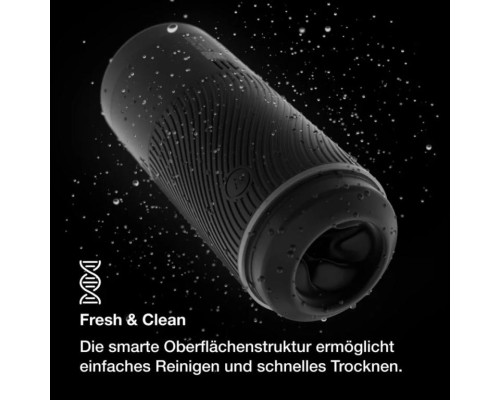 Заказать Черный мастурбатор с контролем всасывания Arcwave Pow Stroker