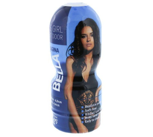 Телесный мастурбатор-вагина в тубе Bella